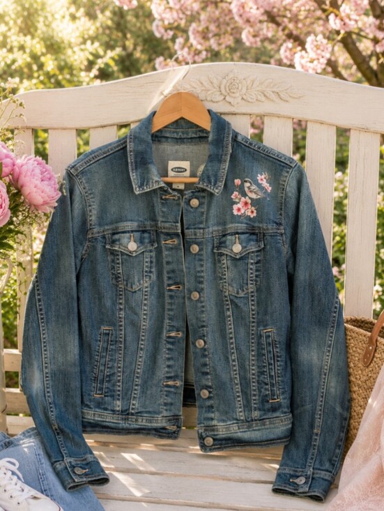 Old Navy Jackets & Blazers - Upcycled | Old Navy | Medium | Bird & Blossom Boutique Style | Read Description